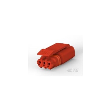 Te Connectivity 3P PLUG MINIATURE WATERPROOF CONN RED 3-2834074-3